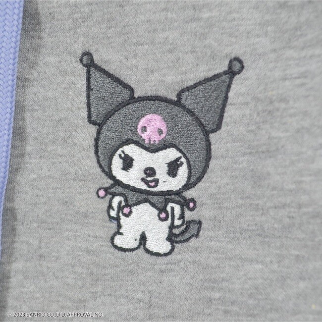 
                      
                        Jacket- Kuromi Embroidery Winter Hoodie Grey
                      
                    