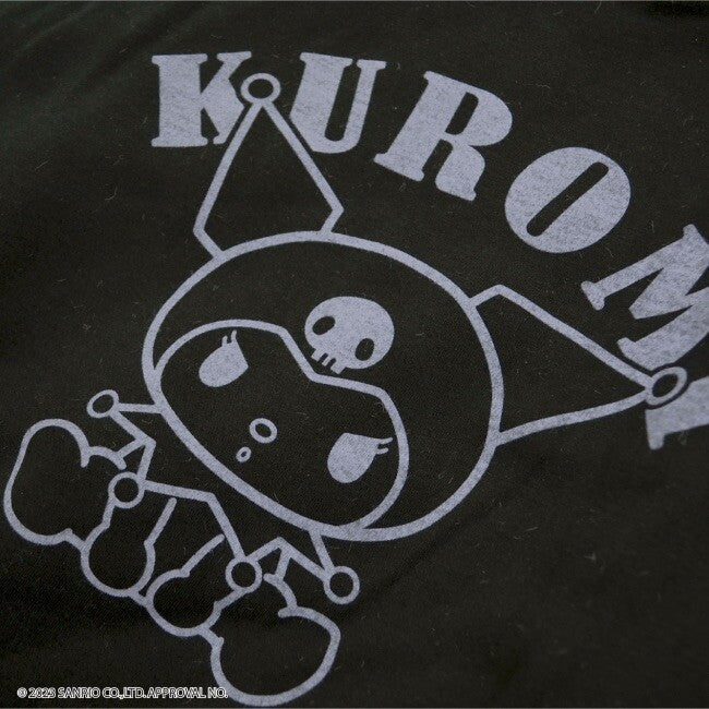 Jacket- Kuromi Embroidery Winter Hoodie Black