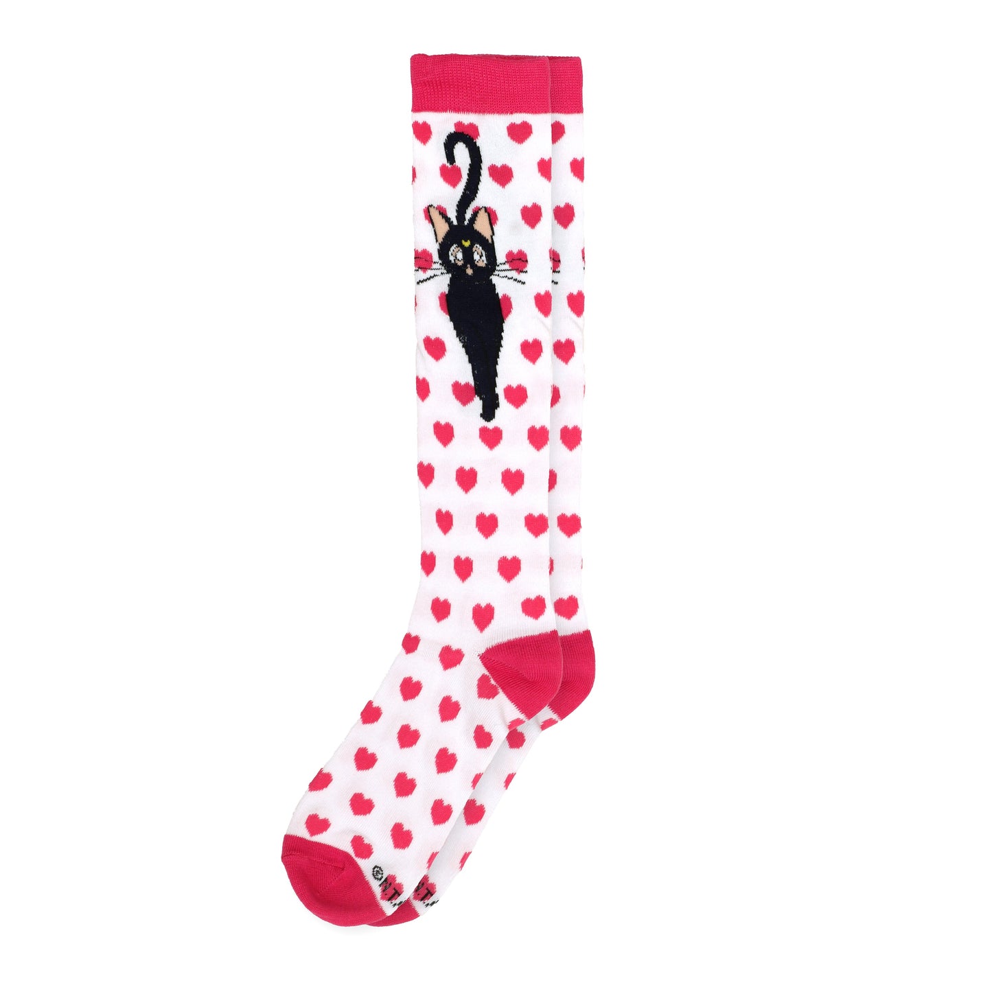 Sock- Sailor Moon Luna Heart Knee High Socks