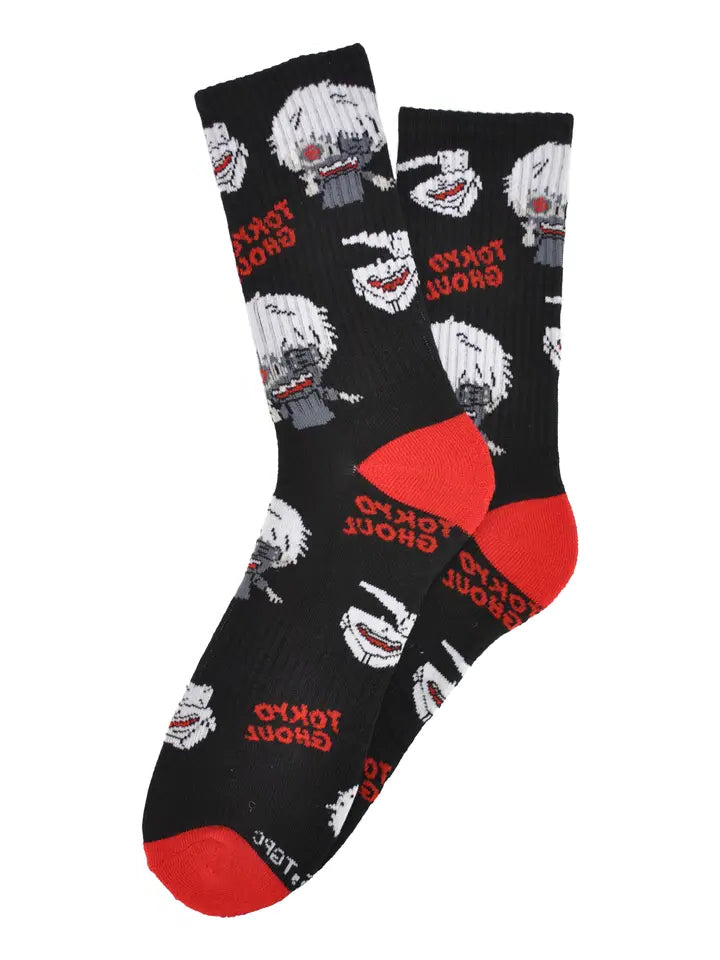 Sock | Tokyo Ghoul Kaneki Athletic Crew Sock
