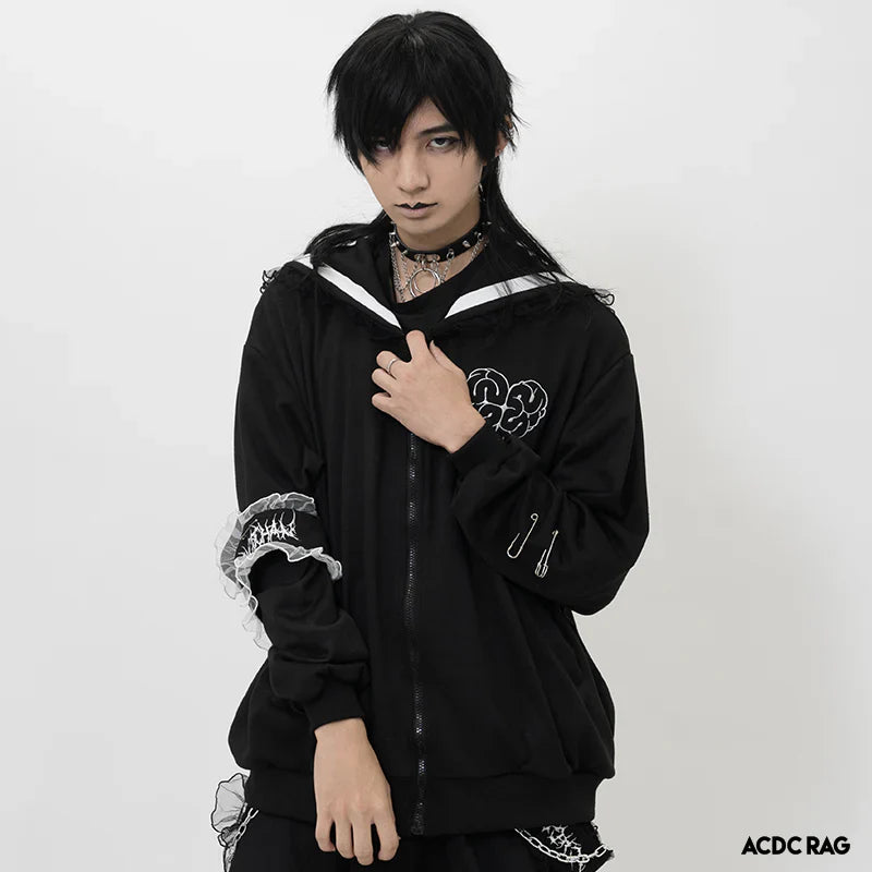 Jacket | Unisex Brain Girl Sailor Jacket