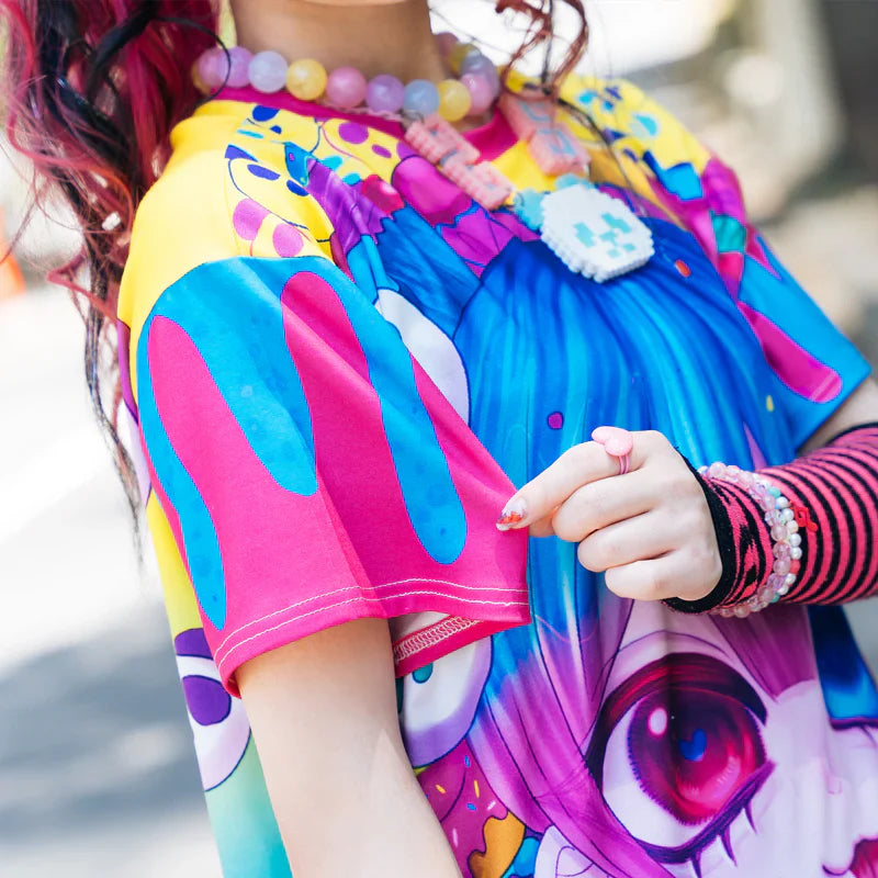 
                      
                        Tees- Unisex Harajuku Style Rainbow Tees
                      
                    