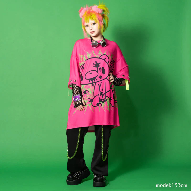 Tees- Oversized Gurokawa Bear Ring Tees