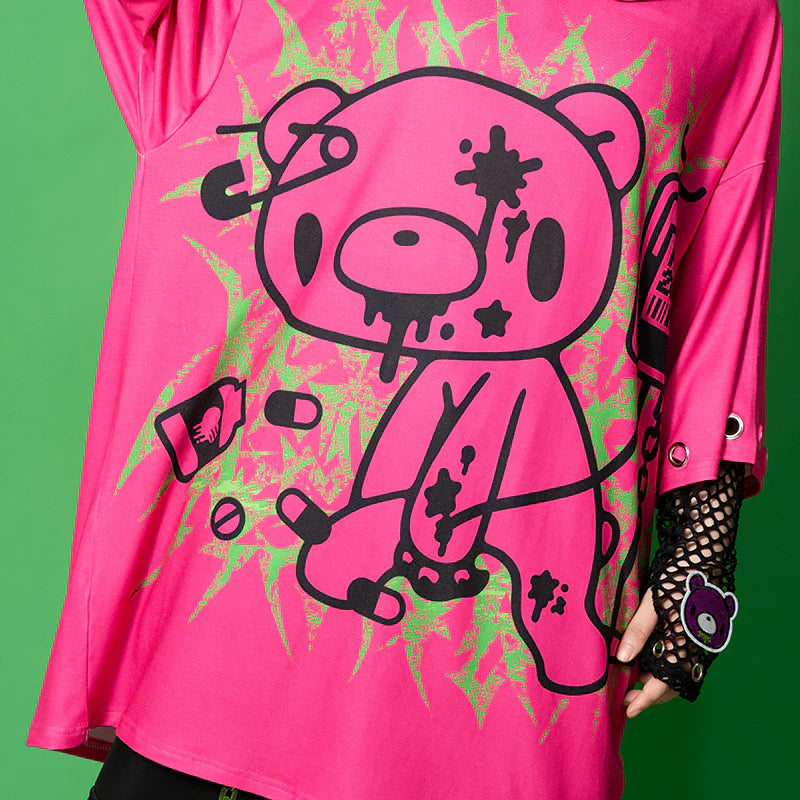 
                      
                        Tees- Oversized Gurokawa Bear Ring Tees
                      
                    