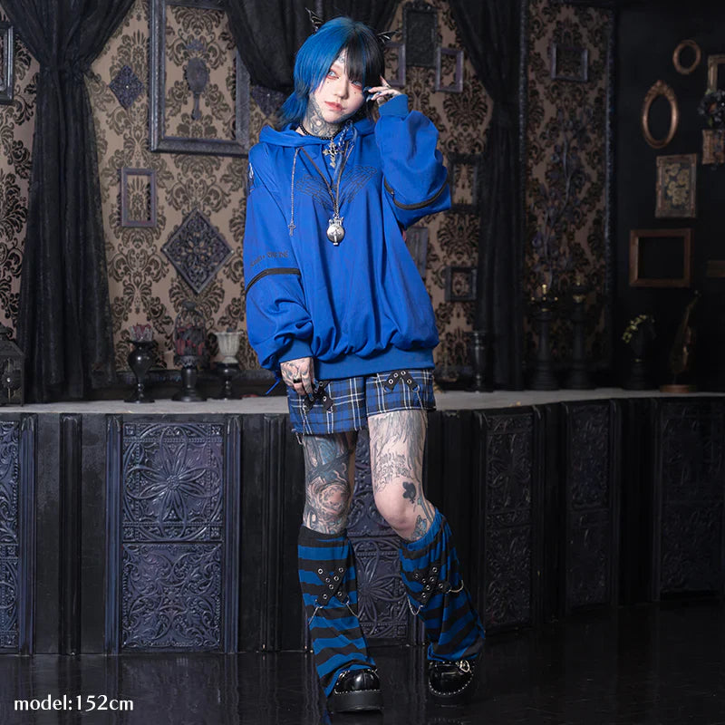 
                      
                        Hoodie- Oversized Hell Hoodie Blue
                      
                    