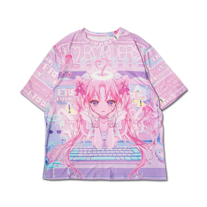 Tees | Oversized Angel Gamer Tees